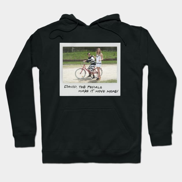 Schitt's Creek Instant Photo: Alexis David - David, the Pedals Make it Move More Hoodie by Schitt's Creek